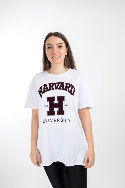 S0006130 Harvard Baskılı Tshirt resmi