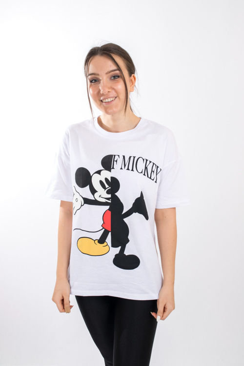 SL0000022 Mickey Mouse Baskılı Tshirt resmi