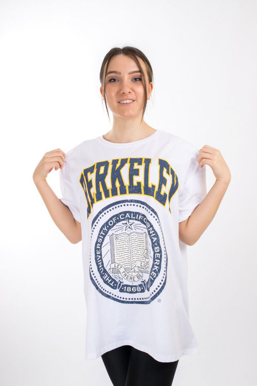 S0006169 Berkeley Baskılı Oversize Tshirt resmi