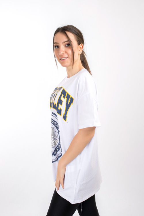 S0006169 Berkeley Baskılı Oversize Tshirt resmi