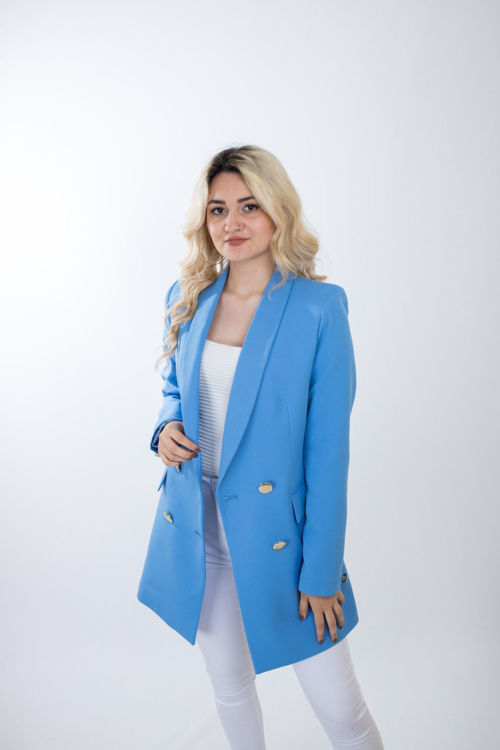 3136 Düğmeli Blazer Ceket resmi