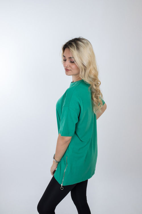 S0006386 Yanları Fermuarlı Tshirt resmi