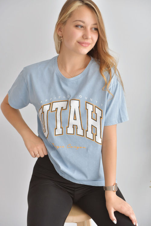 Utah Baskılı Tshirt 2909 resmi