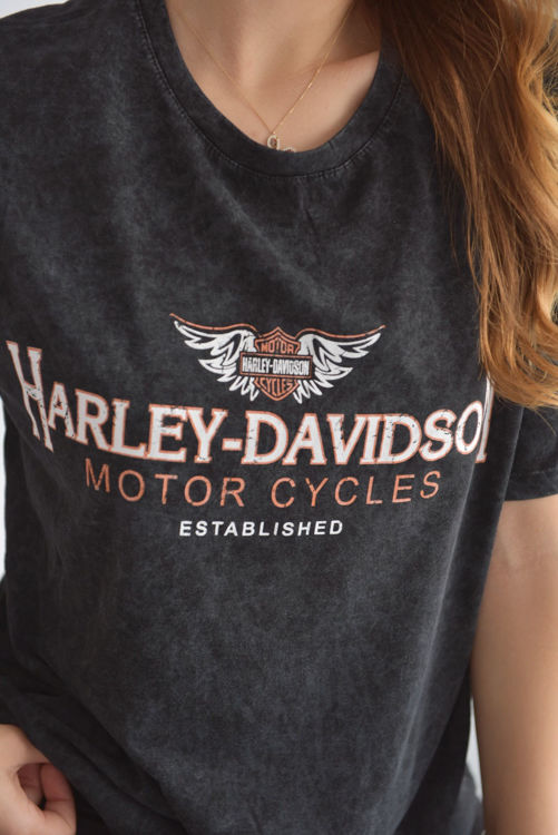Harley Davidson Baskılı Tshirt 3109 resmi