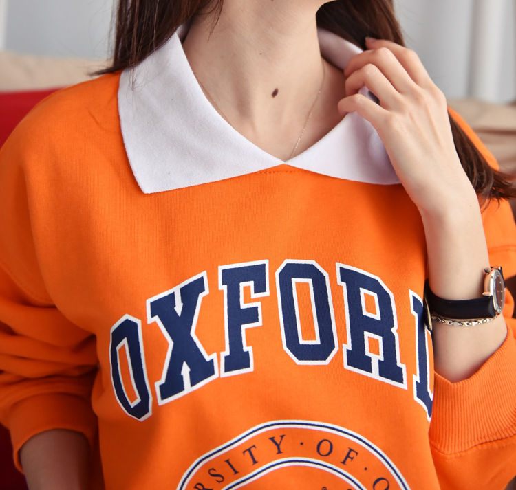 3100 Oxford Baskılı Sweatshirt resmi