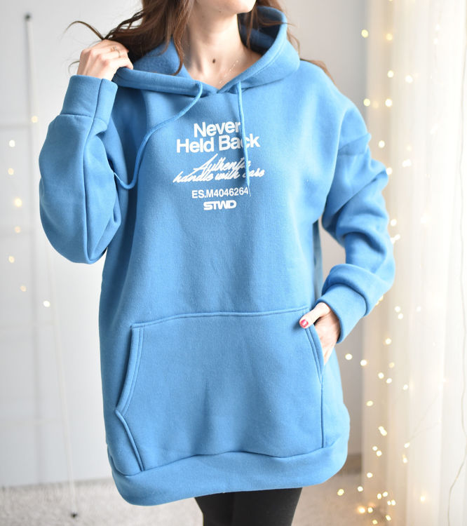 001 Baskılı Sweatshirt resmi