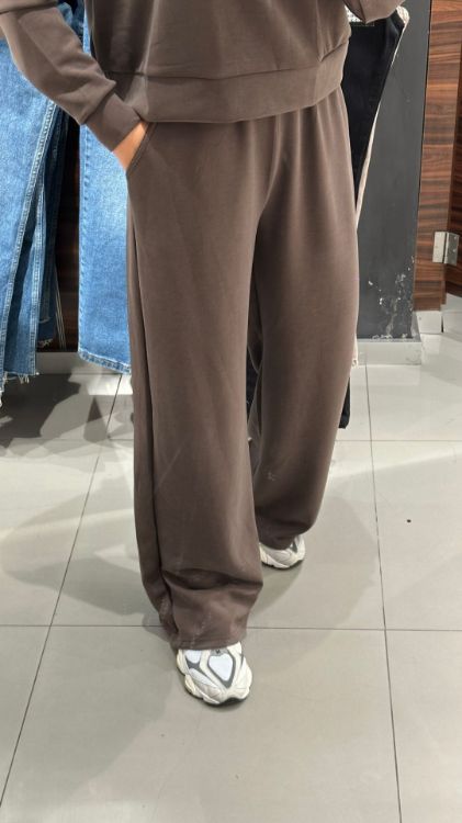 Oysho Kumaş Pantolon-Kahverengi W0011053 resmi